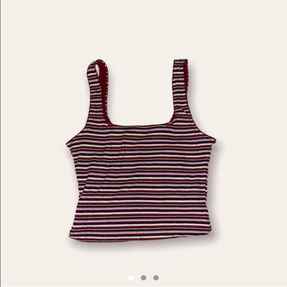 hollister multicolor striped bodysuit
